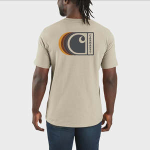 CHA-U8 (Carhartt lightweight relaxed fit C graphic t-shirt oat milk) 102593278