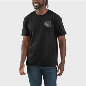 CHA-T8 (Carhartt lightweight relaxed fit C graphic t-shirt black) 102593278