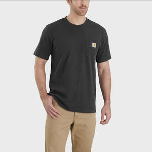Carhartt: CHA-M8 (Carhartt dearborn relaxed fit heavyweight K87 pocket t-shirt black) 92592471