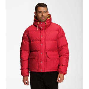 NFA-S1 (The north face 71 sierra down short hooded jacket - red) 523928261