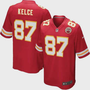 Nfl Jerseys: NA-Z47 (Nike Kansas City Chiefs Travis Kelce #87 Game Jersey Gym Red) 102598261