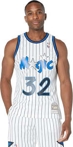 Nba Jerseys: MNA-B45 (Mitchell & ness swingman jersey magic shaquille o'neal 93-94 home white) 72598260