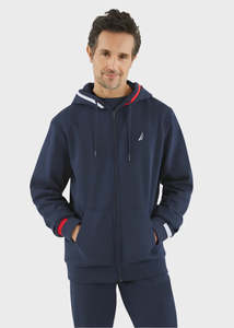 NTA-I13 (Nautica francis big & tall full zip hoodie dark navy) 82598261
