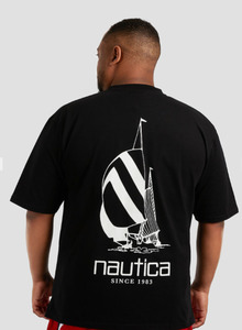 NTA-F13 (Nautica cowes big & tall t-shirt vintage black) 82593696