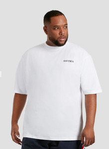 Nautica: NTA-E13 (Nautica gaunt big & tall t-shirt white) 82593696