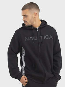 Nautica: NTA-B13 (Nautica jonah big & tall full zip hoodie black) 82598259