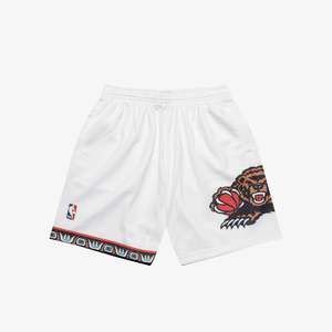 Dri Fit Shorts: MNA-O45 (Mitchell and ness swingman shorts grizzlies 96-97 home white) 82597391