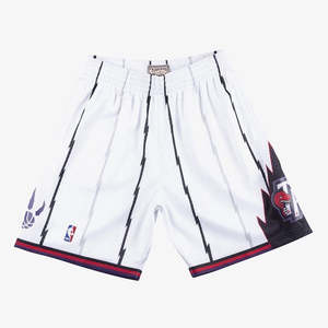 Dri Fit Shorts: MNA-N45 (Mitchell and ness swingman shorts raptors 95-96 home white) 82597391