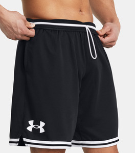 UAA-P15 (Under armour mens perimeter shorts black/white) 72593043