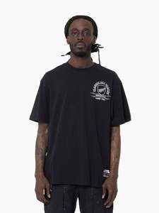 MNA-U45 (Mitchell & ness classic silver fern tee solid dyed black) 92592391