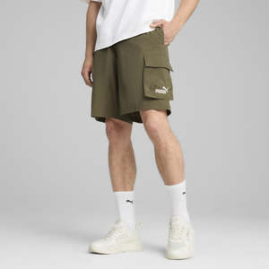 Puma: PA-J12 (Puma essentials no. 1 logo woven cargo shorts 9" lod) 122593500