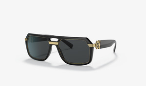 Sunglasses: VS-G (Versace sunglasses VE4399 black frame/dark grey lenses) 1225919311