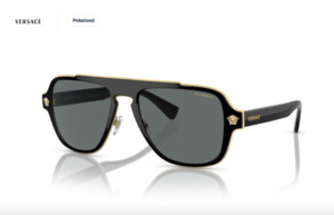 Sunglasses: VS-B (Versace sunglasses VE2199 black frame/dark grey polarised lenses) 1225915959