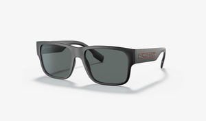 Sunglasses: BB-A (Burberry sunglasses knight matte black frame/polarised dark grey lenses) 1225919152