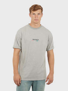 Mens Apparel: NTA-B14 (Nautica emporum 4 t-shirt grey marle) 122593478