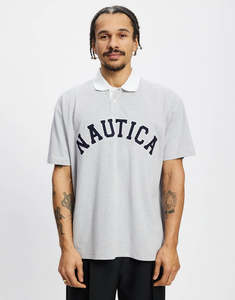 NTA-Z13 (Nautica arch short sleeve polo tee melange grey) 122596522