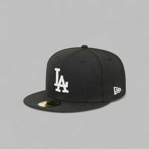 New Era: NEC-L65 (New era 5950 los angeles dodgers fitted hat black/white grey UV) 62593750