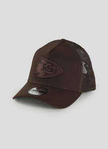 New Era: NEC-Q70 (New era 940 A frame burnt wood kansas city chiefs trucker snapback brown osfm) 122592450