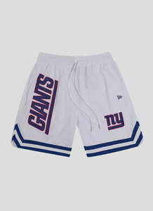 New Era: NEA-U12 (New era nfl new york giants league icon mesh shorts white) 122596000