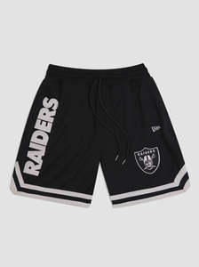 New Era: NEA-V12 (New era nfl las vegas raiders league icon mesh shorts black) 122596000