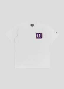 New Era: NEA-S12 (New era nfl new york giants league icon oversize tee white) 122593750