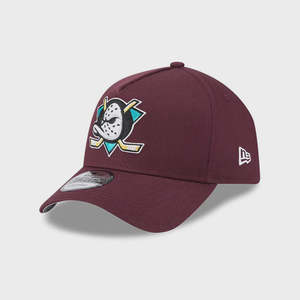NEC-R69 (New era 940 A frame retro ducks anaheim ducks snapback maroon/grey UV o&hellip;