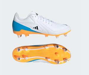 A-C72 (Adidas RS15 soft ground boots white/lucid aquamarine/lucid tangerine) 122597214