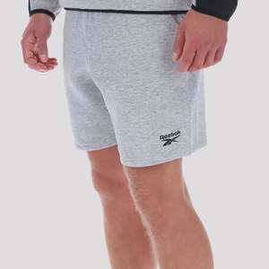 Terry Cotton Shorts: RA-U3 (Reebok mens core vector shorts grey marle)