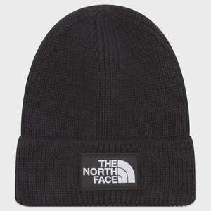 The North Face: NFA-C9 (The north face logo box cuffed beanie black) 12692391