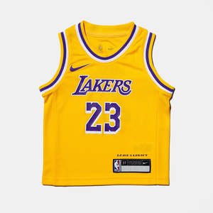 Jerseys: NA-J48 (Nike toddler icon replica jersey lakers lebron james amarillo) 102594348