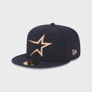 New Era: NEC-J71 (New era 5950 seasonal houston astros navy/stone fitted hat) 12693970