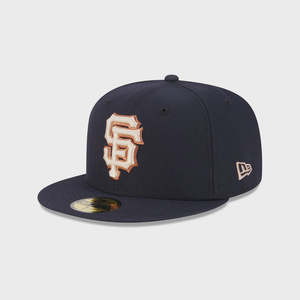 New Era: NEC-H71 (New era 5950 seasonal san francisco giants navy/stone fitted hat) 12693970