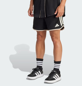 Dri Fit Shorts: AA-W29 (Adidas stadium mesh shorts black/off white) 12694089
