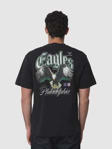 Mitchell Ness: MNA-W46 (Mitchell and ness gothic team tee eagles faded black) 92592391