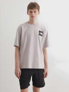 NFA-W8 (The north face mens short sleeve heavy weight box t-shirt) 102595652