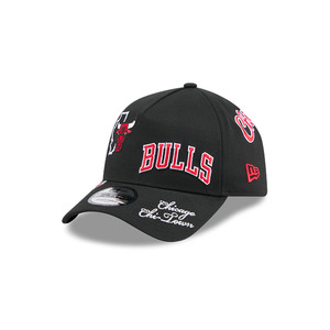 New Era: NEC-W72 (New era 940 A frame NBA all over print chicago bulls black snapback osfm) 32692670