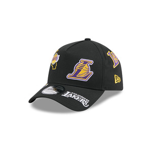 NEC-X72 (New era 940 A frame NBA all over print los angeles lakers black snapbac&hellip;