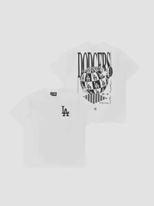 New Era: NEA-H13 (New era los angeles dodgers world oversize tee white) 12694000