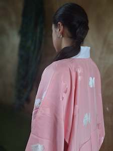 Pink Silk Juban - Bow