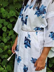 Vintage Kimono: Blue Summer Kimono