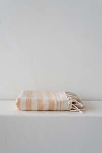 All Turkish Towels: Mykonos Turkish Beach Towel - Honey