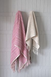 Bath Towel: Blush Pink Bath Towel
