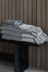 Milan: Milan Stripe Organic Bath Set