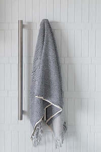 Milan: Milan Stripe Organic Bath Towel