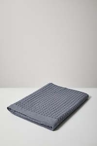 Kontex: Linen Waffle Bath Range - Light Blue
