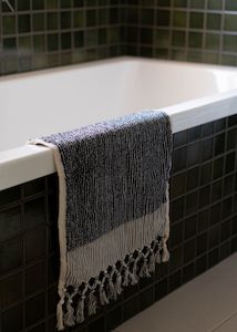 Black White: Milan Bath Mat - Sample