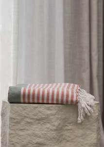 Not On Sale: Terra Stripe Organic Turkish Beach Towel