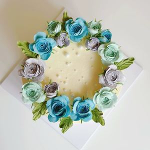 BUTTERCREAM FLOWER CAKE – Ours Cake Studio