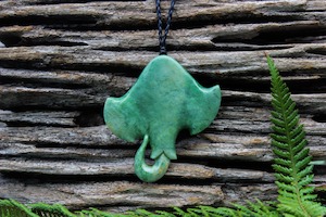 New Taonga: Pounamu Wheke Whenua (Stingray)