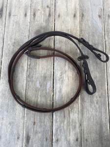 Pony Web Reins - 2.2m Brown